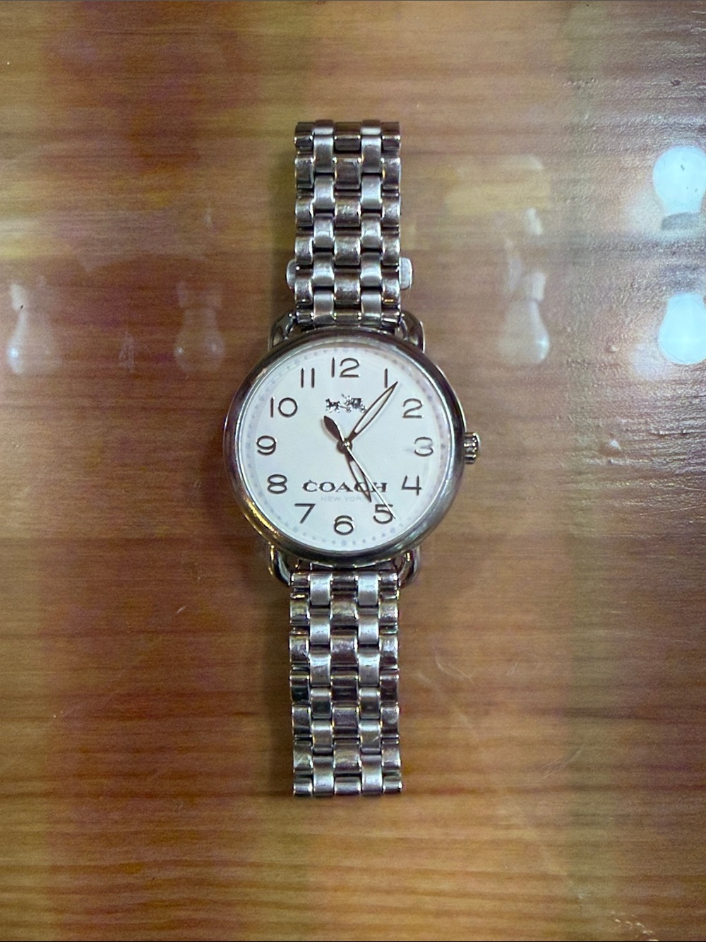 Coach Silver Links Watch